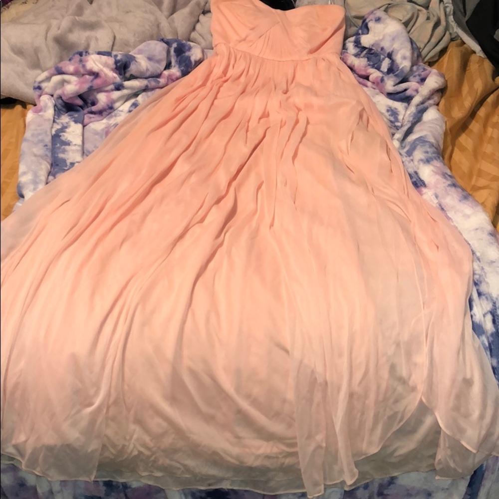 DAVIDS BRIDAL dress, pretty pink